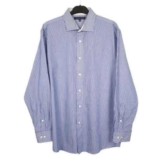 Tommy Hilfiger Long Sleeve Regular Fit Pinstripe Shirt
