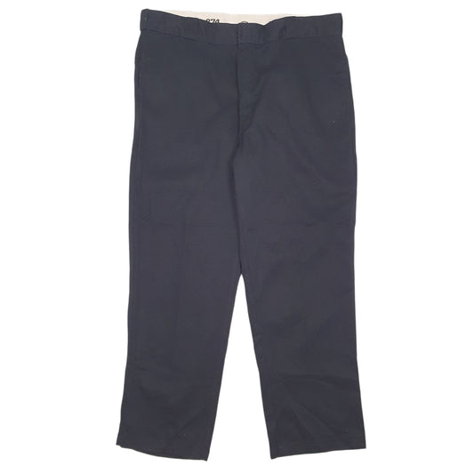 DICKIES Workwear Chino Trousers Black Mens W40 L30