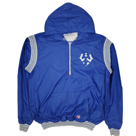 CHAMPION Windbreaker Jacket Coat Vintage 1980s Washington & Lee University Mens L
