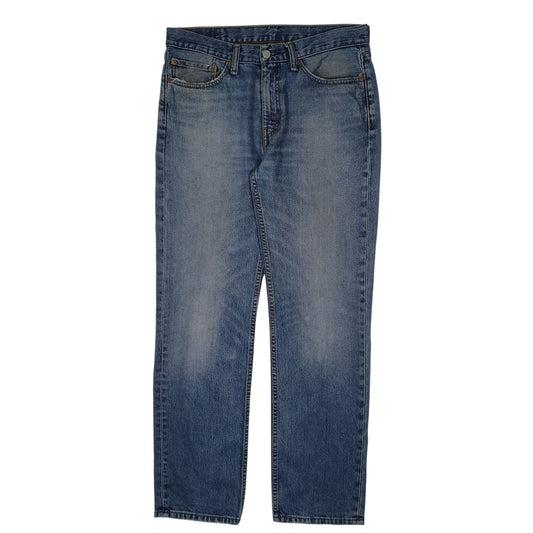 LEVIS 514 Jeans Straight Fit Blue Denim Trousers Mens W34 L32