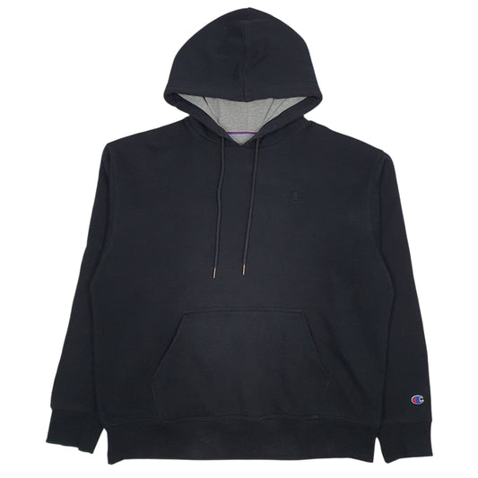 CHAMPION Hoodie Cotton Blend Jumper Sweatshirt Mens L