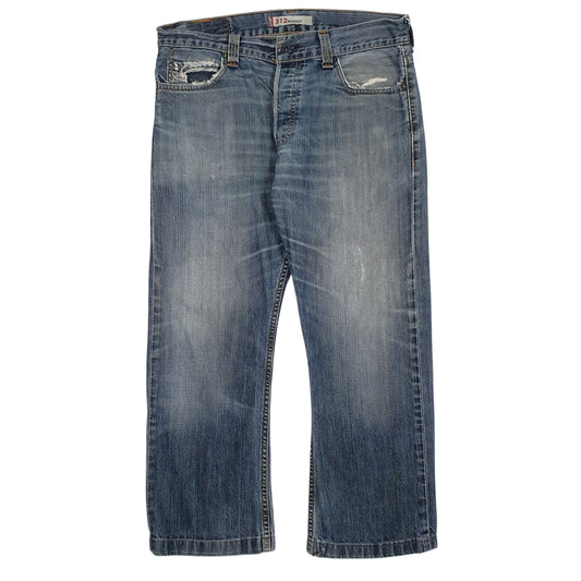 LEVIS Casual Jeans Bootcut Fit Blue Denim Trousers Mens W36 L27