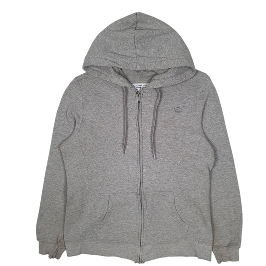 CHAMPION Full Zip Hoodie Jumper Sweatshirt Womens L
