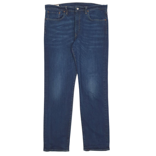 LEVIS 502 Jeans Regular Taper Fit Blue Denim Trousers Mens W36 L32