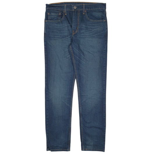 LEVIS 502 Jeans Regular Taper Fit Blue Denim Trousers Mens W32 L32