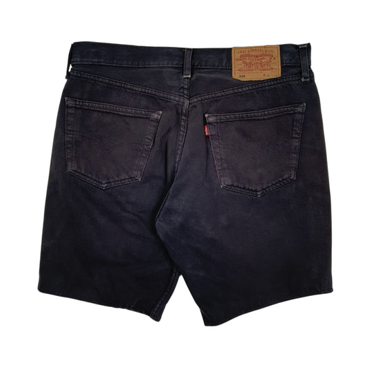 LEVIS Vintage 90s Navy Denim Jeans Cotton Shorts Mens W32