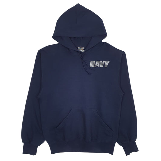 SOFFE Hoodie US Navy Jumper Sweatshirt Mens S
