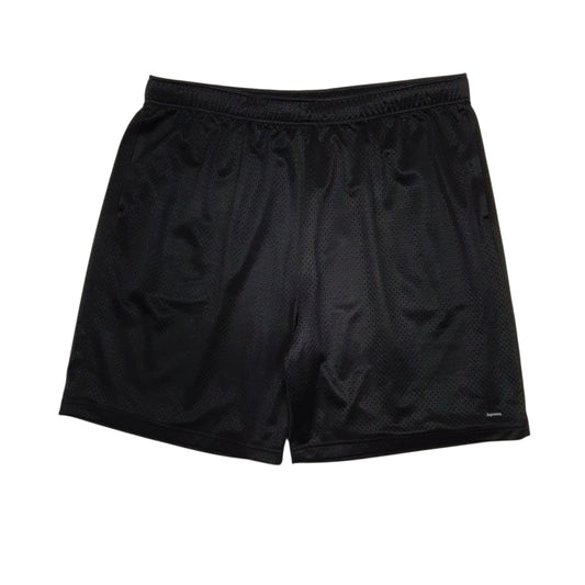 SUPREME Mesh Black Sport Polyester Shorts Mens XL