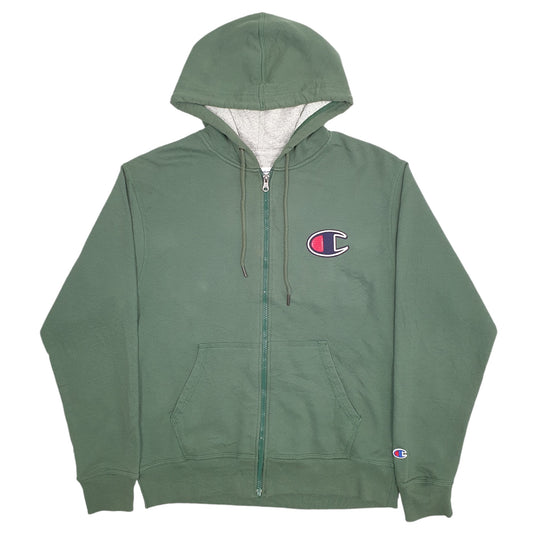Mens Green Champion Full Zip Jumper