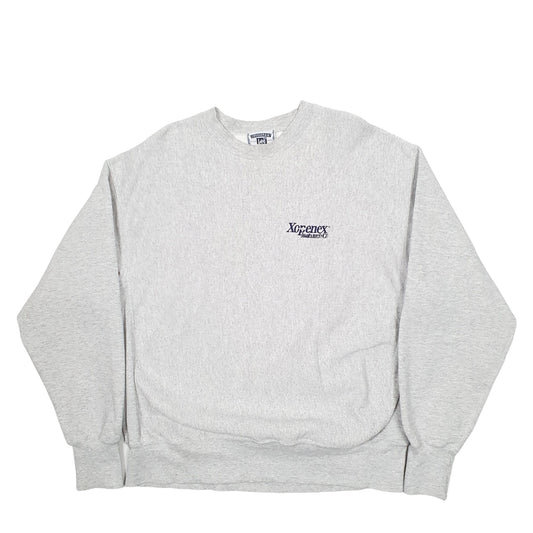 Mens Grey Lee Crewneck Jumper