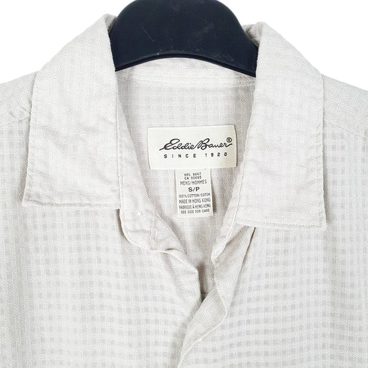 Mens Beige Eddie Bauer Long Sleeve Shirt
