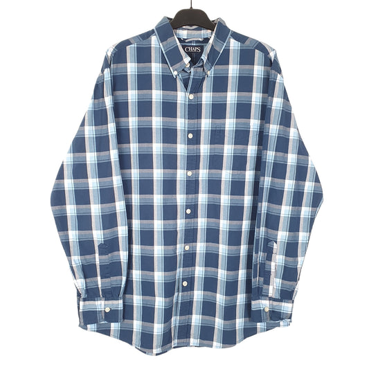 Mens Navy Chaps Long Sleeve Shirt