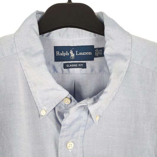 Mens Blue Ralph Lauren Long Sleeve Shirt