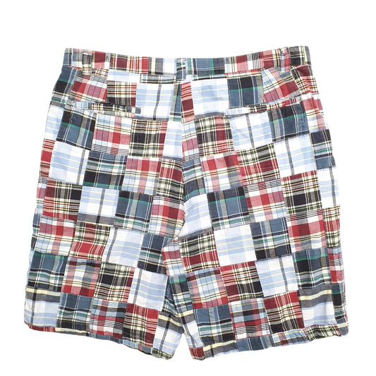 Mens Blue Club Room Madras Ivy League Chino Shorts