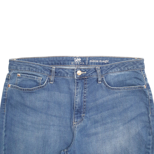 Womens Blue Lee Riders Stretch Fit Midrise JeansW36 L31