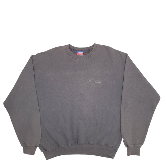 Mens Grey Champion Crewneck Jumper