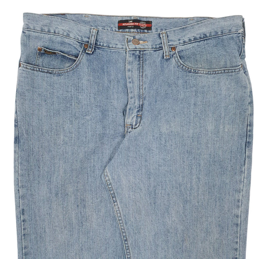 Mens Blue Lee Relaxed Fit JeansW38 L32