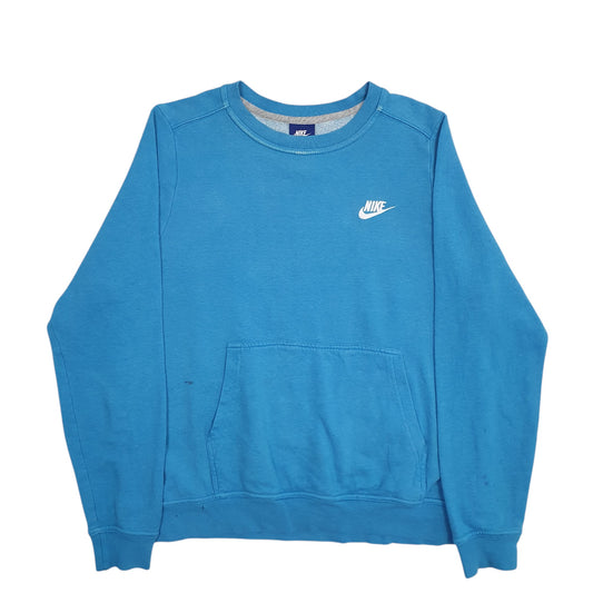 Womens Blue Nike Crewneck Jumper