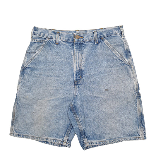 Mens Blue Carhartt Workwear Carpenter Shorts