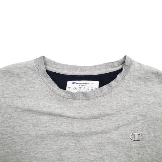 Mens Grey Champion Crewneck Jumper