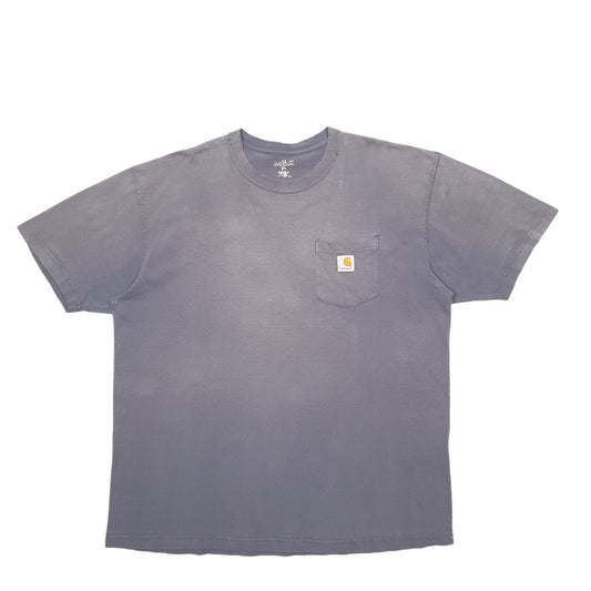 Mens Grey Carhartt Short Sleeve T Shirt