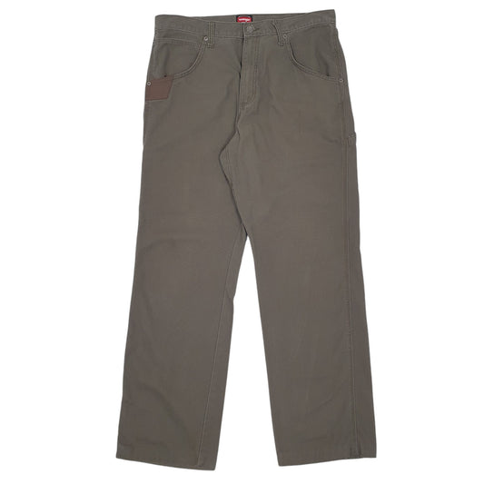 Mens Green Wrangler Workwear Carpenter Trousers