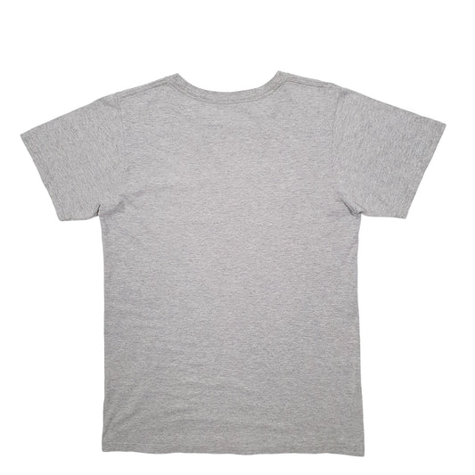 Mens Grey Adidas Hockey Spellout Short Sleeve T Shirt