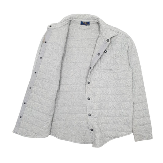 Mens Grey Polo Ralph Lauren Hoodie Coat