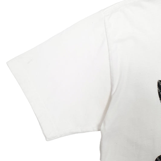 Mens White Adidas Spellout Short Sleeve T Shirt
