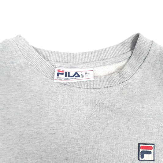 Womens Grey Fila Crewneck Jumper