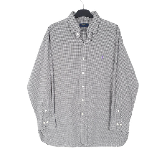 Mens Black Polo Ralph Lauren Oxford Long Sleeve Shirt