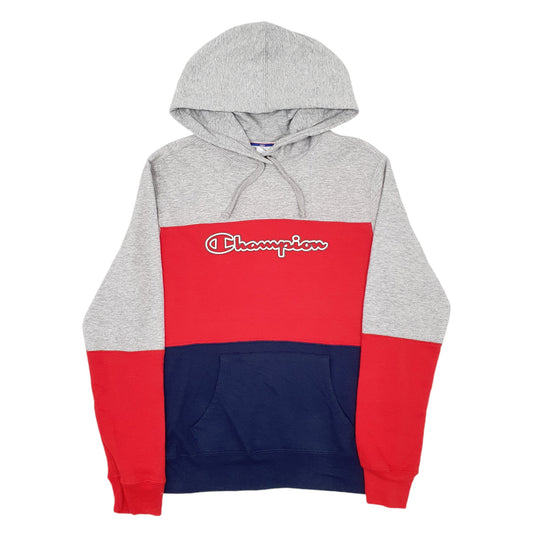 Mens Red Champion Hoodie Jumper