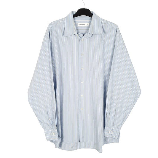 Mens Blue Calvin Klein Long Sleeve Shirt