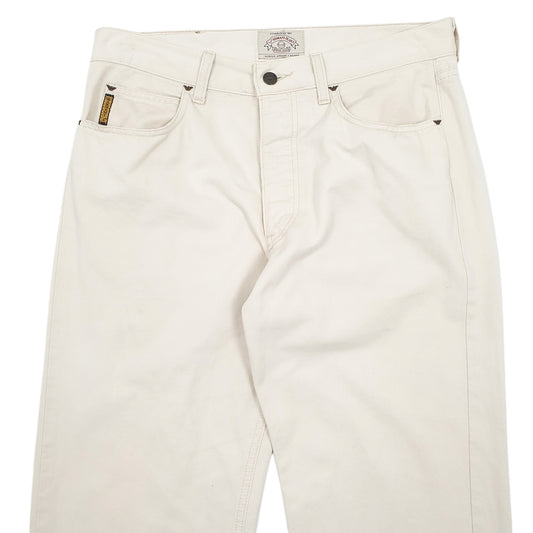 Mens Cream Armani Jeans Casual JeansW33 L30
