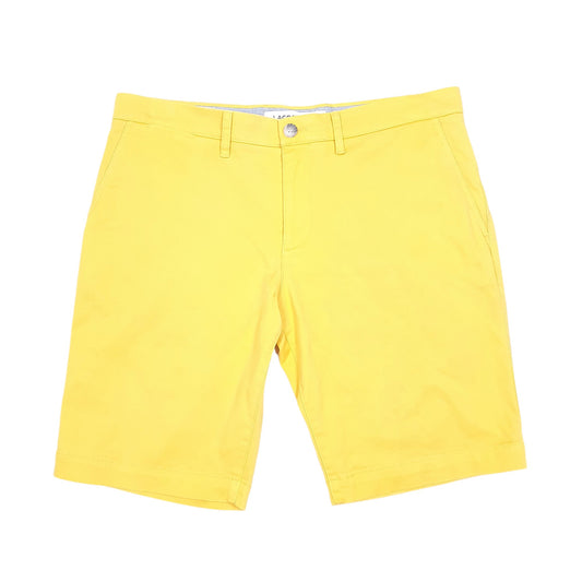 Mens Yellow Lacoste Chino Shorts