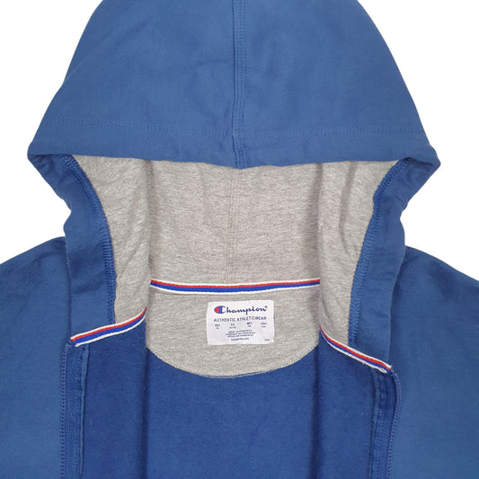 Mens Blue Champion Full Zip Jumper