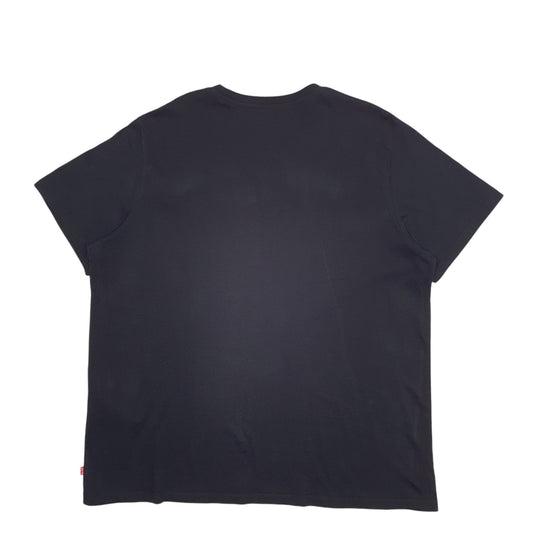 Mens Black Levis Spellout Short Sleeve T Shirt