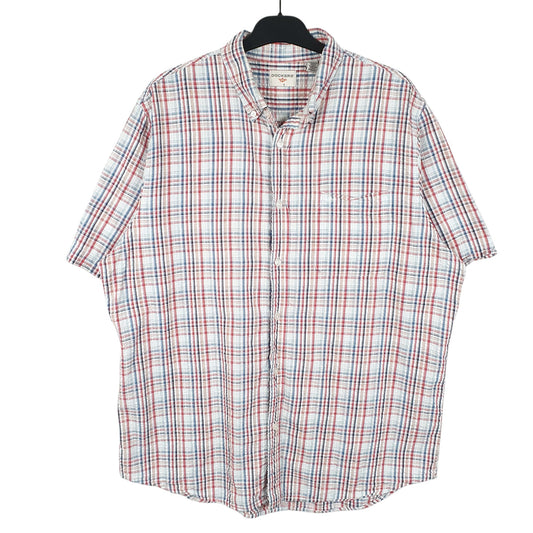Mens White Dockers Short Sleeve Shirt