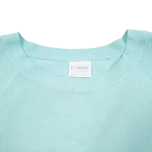 Mens Green Hanes Vintage Ducks Wildlife Made In USA 90s Crewneck Jumper