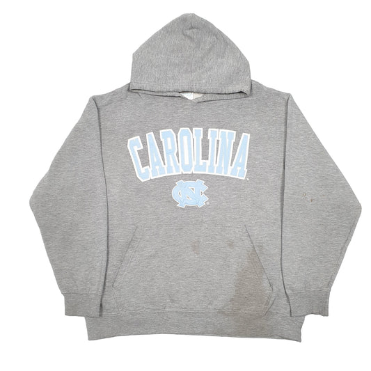 Mens Grey C5 Northern Carolina Tar Heels Basketball USA Hoodie Jumper