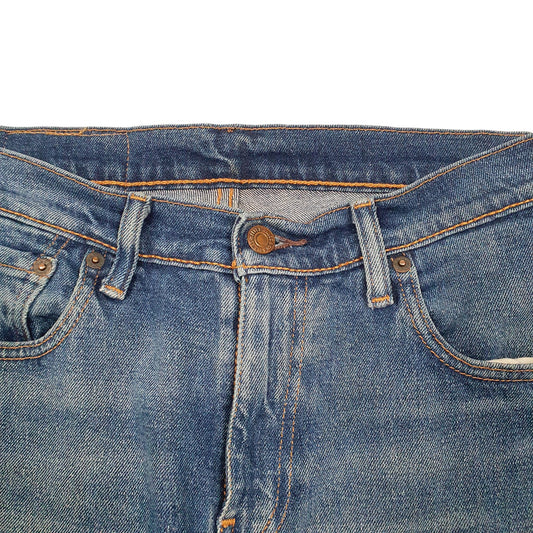 Mens Blue Levis 505 JeansW28 L34