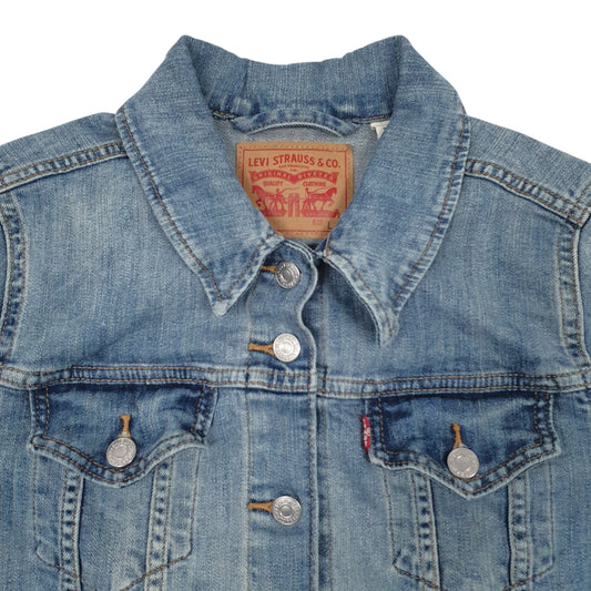 Womens Blue Levis Coat