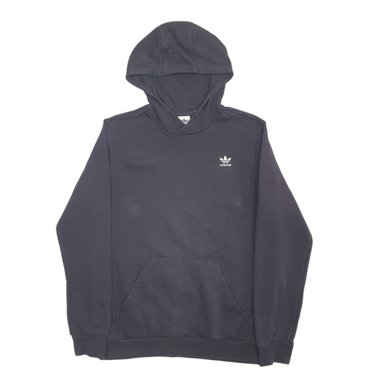 Mens Black Adidas Hoodie Jumper