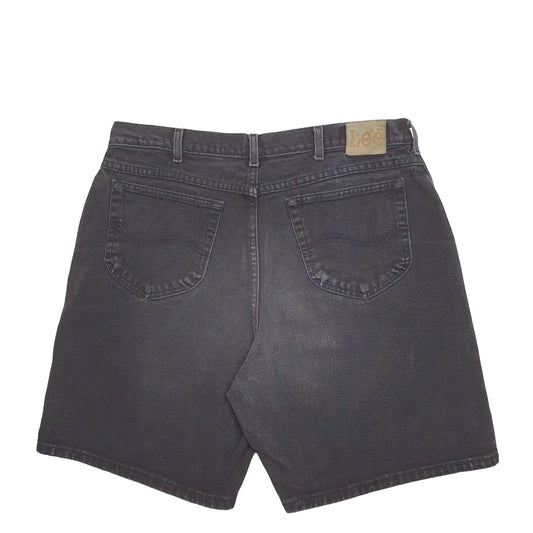 Mens Black Lee Denim Shorts