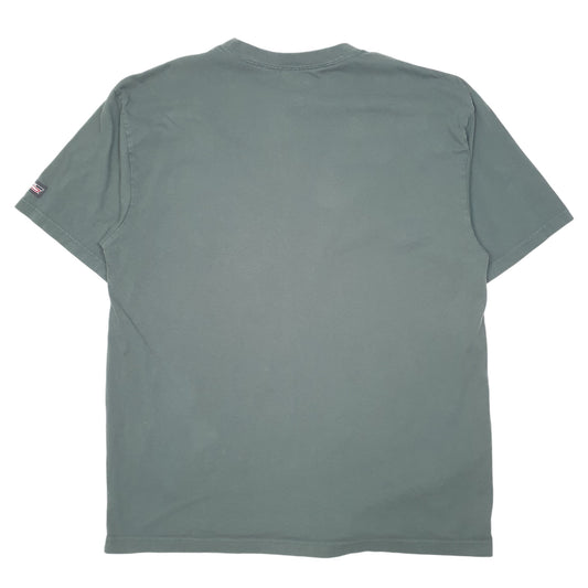 Mens Green Dickies Pocket Workwear Short Sleeve T Shirt