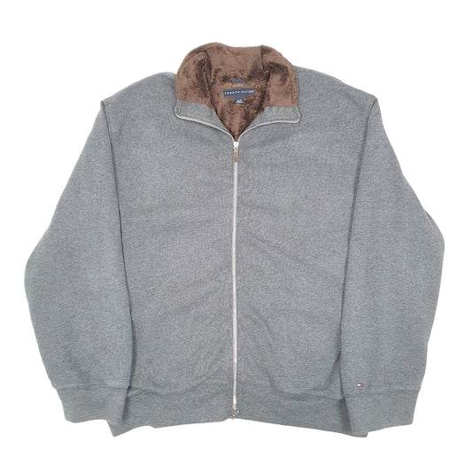 Mens Grey Tommy Hilfiger Full Zip Jumper