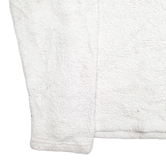 Womens White Fila Hoodie Jumper