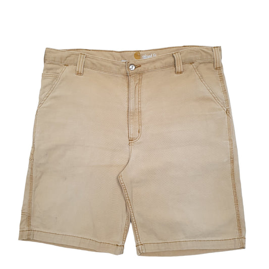 Mens Sand Carhartt Workwear Carpenter Shorts