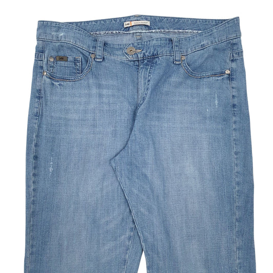 Womens Blue Lee Midrise JeansW38 L33