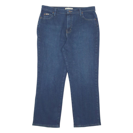 Womens Blue Lee Relaxed JeansW34 L29